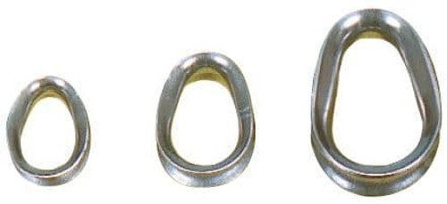 Sea Sure 8mm Groove Solid S/S Thimble