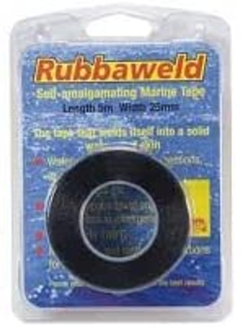 Sea Sure Rubbaweld tape 5m x 25mm BLACK