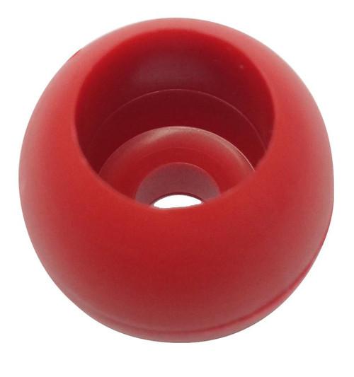 Sea Sure Carded - 17mm Parrel Bead - Red