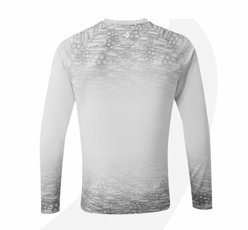 Gill Men's UV Tec Long Sleeve Tee (2020) Ice (DGUV011SS) Back