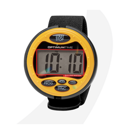 Optimum Time OS Series 3 Sailing Watch, Yellow