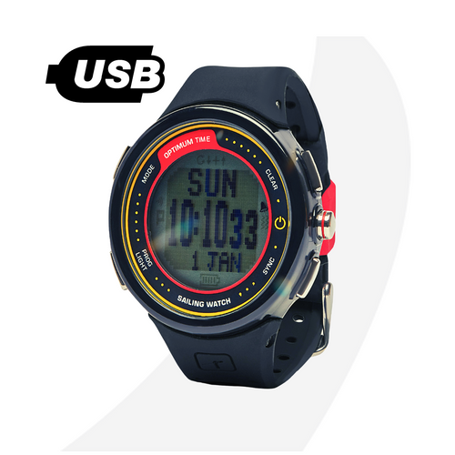 Optimum TIme OS Series 12 Sailing Watch, Black