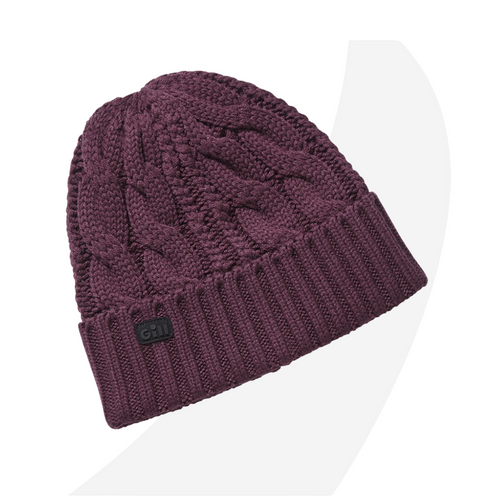 Gill Cable Knit Beanie, Fig