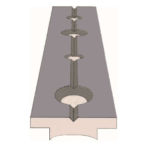 Forespar Track 1.25" Clear (7.5' Section Only)