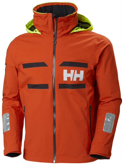 Helly Hansen Mens Salt Navigator Jacket, Red