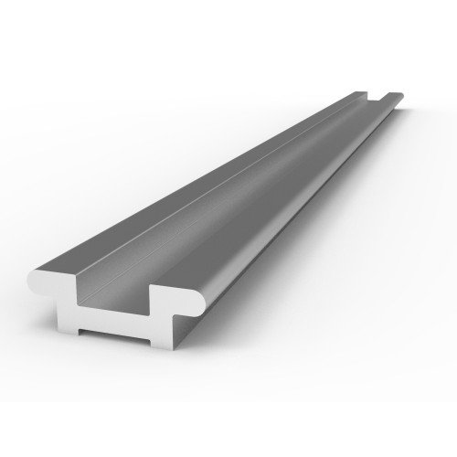 Allen Brothers 1000mm Track Drilled & Anodised Silver
