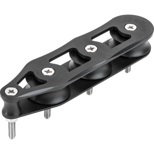 Allen Brothers 40mm Plain Bearing 3 Sheave Deck Organiser