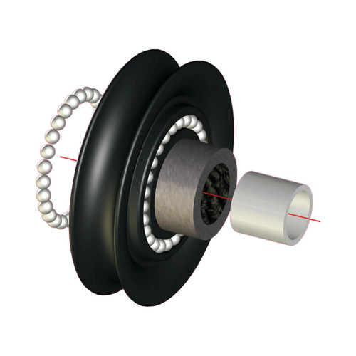 Antal Sheave D150-034 T29 ALU + Stainless Steel HUB (XXL Block)