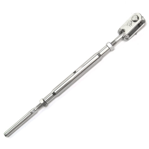 Hayn Marine Jaw to Swage Tubular Turnbuckle 5mm Wire 3/8" Pin