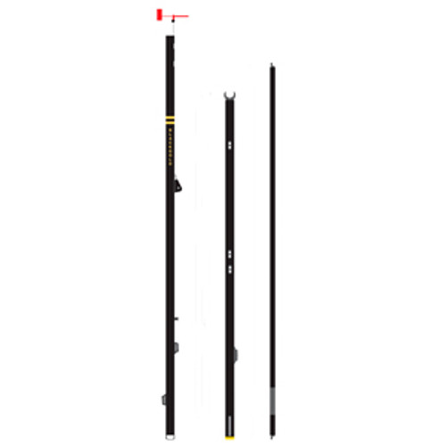 Optiparts Spar Set, BlackMax , (55mm boom & 29mm sprit)