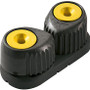 Ronstan Large 'C-Cleat' Cam Cleat Fluoro-Yellow, Black Base