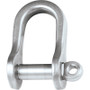 Ronstan Shackle, Standard Dee,Seizing Hole,8mm (5/16" )Pin