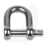 Schaefer D Shackle 1/4" (6mm) Pin 93-12