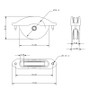 Allen Brothers 38mm X 8mm Ball Bearing Alloy Sheave Box