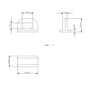 Allen Brothers 18mm X 35mm Nylon Track Slide
