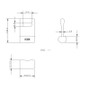 Allen Brothers 14MM X 50MM Nylon Sail Slug