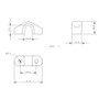 Allen Brothers 9MM Open Base Fairlead Aluminium