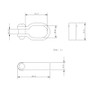 Allen Brothers 13.5mm x 26mm Nylon Sail Shackle
