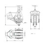 Allen Brothers D60 Triple Switchable Ratchet/Beck/Cleat
 Allen Brothers D60 Triple Switchable Ratchet/Beck/Cleat