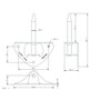 Allen Brothers 8MM Stainless Steel Transom Pintle
