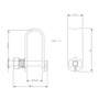 Allen Brothers 5MM Bayonet Halyard Shackle
 Allen Brothers 5MM Bayonet Halyard Shackle