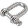 Allen Brothers 5mm Stainless Steel Forged D Shackle
 Allen Brothers 5mm Stainless Steel Forged D Shackle