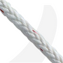 New England Ropes Regatta Braid, White