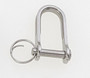 Viadana Stamped Dee D Clevis Pin Shackle 4mm -VIA27.13