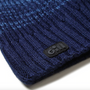 Gill Ombre Knit Beanie Dark Blue