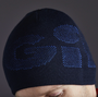 Gill Reversible Knit Beanie Blue