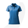 Womens Poly Cotton Polo-BL