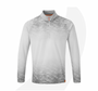 Gill Men's UV Tec Long Sleeve Zip Tee Ice