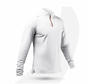 Zhik Mens UVActive High Collar 1/4 Zip Top - White (ZHKATP-0080-M-WHT )