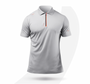 Zhik Mens UVActive Zip Sports Polo - Grey (ZHKATP-0085-M-GRY