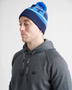 Rooster Recycled Knit Beanie R134032 Blue Front