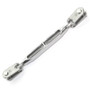 Hayn Marine Jaw to Jaw Turnbuckle 1/4" Jaw 1/4" Pin