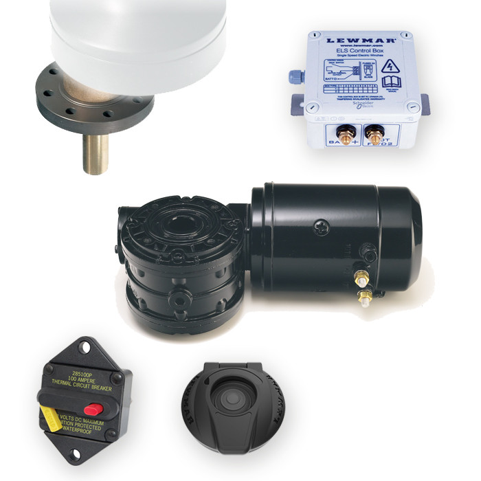 Lewmar 49545206 45ST EVO Electric Winch Conversion Kit ELS Control