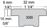 Harken Aluminum & Stainless Steel T-Track