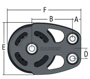 Harken 6092 Footblock