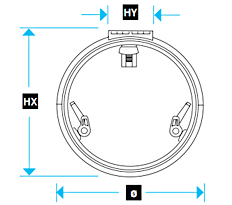 Lewmar Sailboat Low Profile Round Hatch