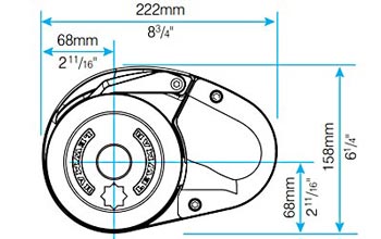 Lewmar Sailboat Windlass CPX3