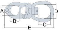 Tylaska Standard Bail Shackle