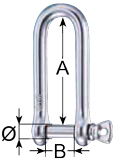 Wichard HR Long Shackle