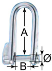 Wichard Captive Pin Halyard Shackles