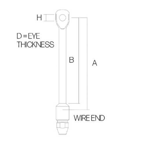 7-16 Black Wire-to-Rope Halyard - Rigging & Marine 3-16 W