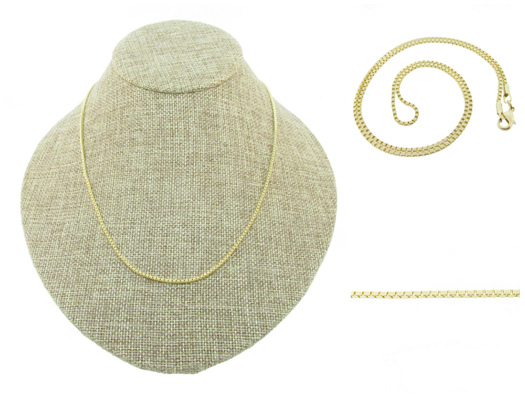 Box Necklace Chain | Three Pieces