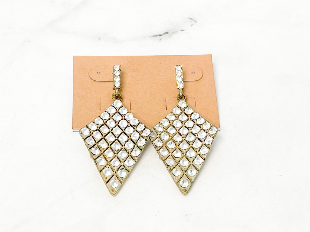 Erica Lyons Gold Tone Earrings (K1400)