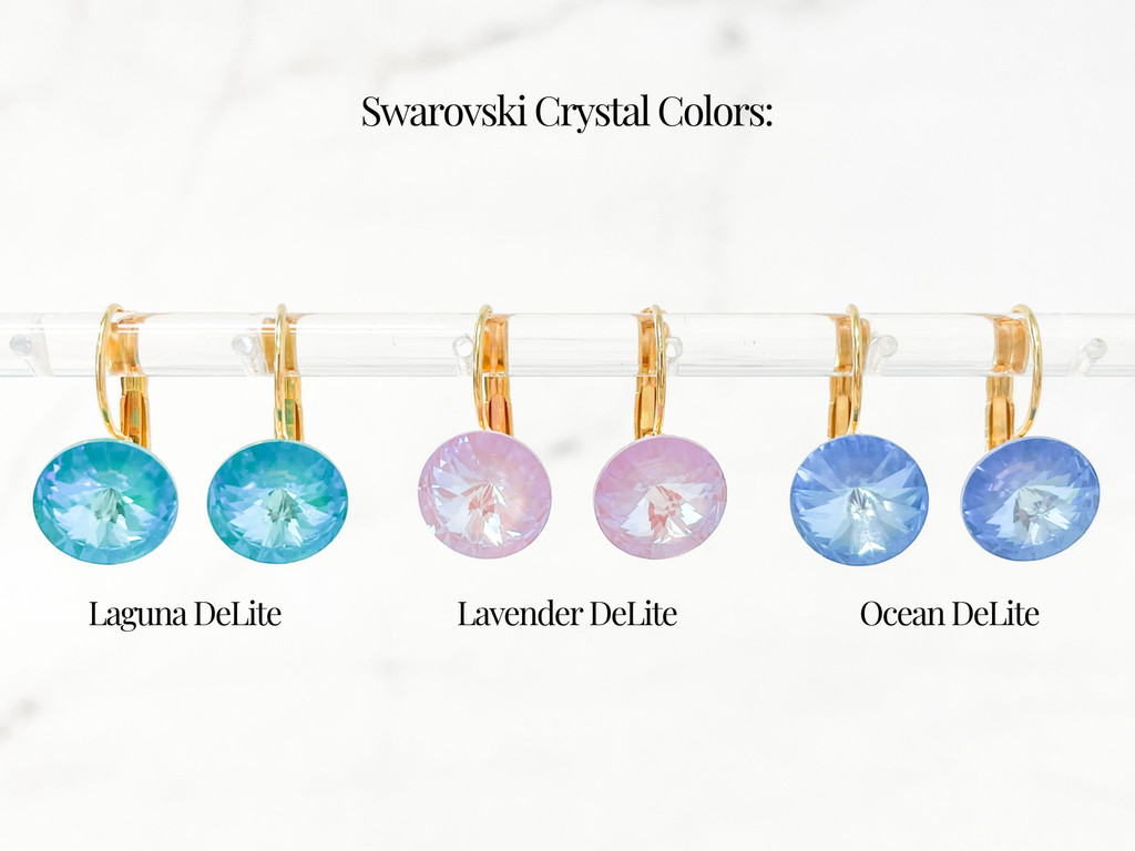 12mm | Starlight Earrings Made With Swarovski® Crystals | One Pair