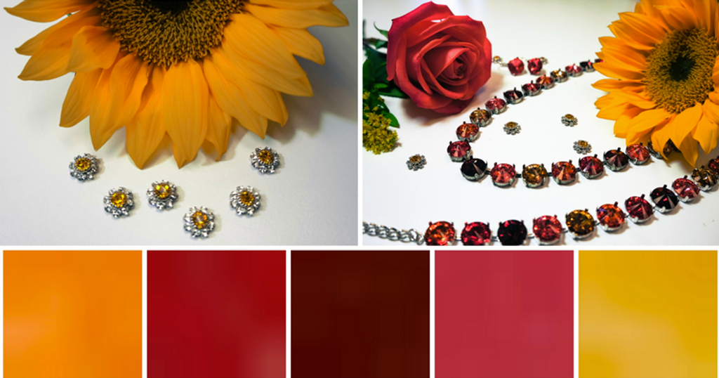 Sunflowers and Roses: Color Inspirations 