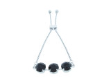 Three Setting Adjustable Slider Bracelet, view 4